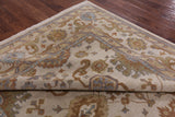 Turkish Oushak Hand Knotted Rug - 7' 9" X 9' 10" - Golden Nile