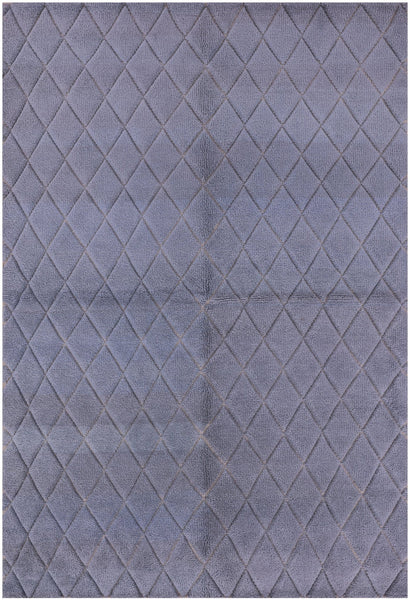 Tribal Moroccan Handmade Wool Rug - 6' 1" X 9' 0" - Golden Nile