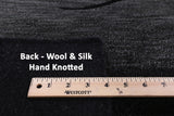 Tree Of Life Modern Handmade Wool & Silk Rug - 9' 0" X 12' 0" - Golden Nile