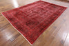 Oriental Overdyed Wool Area Rug 8 X 12 - Golden Nile