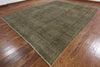 Overdyed Persian Design Wool Rug 10 X 13 - Golden Nile