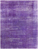 Purple Persian Overdyed Hand Knotted Wool Rug - 9' 9" X 12' 6" - Golden Nile