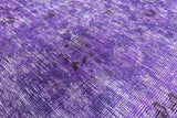 Purple Persian Overdyed Hand Knotted Wool Rug - 9' 9" X 12' 6" - Golden Nile