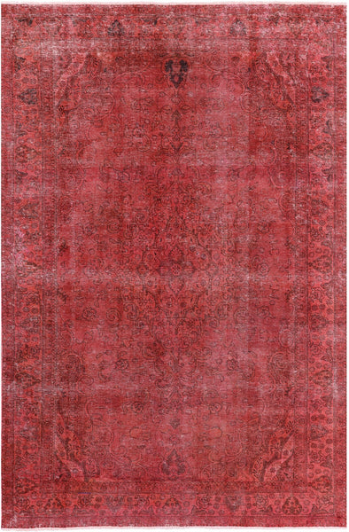 Persian Overdyed Handmade Wool Area Rug - 6' 10" X 10' 5" - Golden Nile