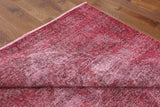 Floral Overdyed Wool Area Rug 7 X 10 - Golden Nile