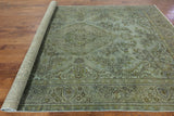 Traditional Vintage Overdyed Wool Rug 8 X 11 - Golden Nile