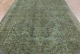 Traditional Vintage Overdyed Wool Rug 8 X 11 - Golden Nile