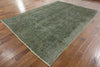 Traditional Vintage Overdyed Wool Rug 8 X 11 - Golden Nile