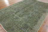 Traditional Vintage Overdyed Wool Rug 8 X 11 - Golden Nile