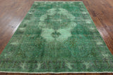 Overdyed Oriental Area Rug 7 X 10 - Golden Nile