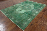 Overdyed Oriental Area Rug 7 X 10 - Golden Nile