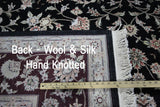 9 X 12 Tabriz Wool & Silk Rug - Golden Nile