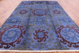 Ikat Handmade Wool Area Rug - 9' 0" X 11' 10" - Golden Nile