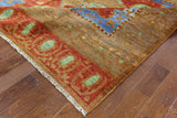 Kaitag Hand Knotted 9 X 10 Rug - Golden Nile