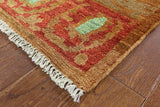 Kaitag Hand Knotted 9 X 10 Rug - Golden Nile