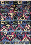 Navajo Hand Knotted Area Rug - 6' 5" X 8' 10" - Golden Nile