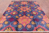 Ikat Handmade Wool Rug - 8' 4" X 10' 1" - Golden Nile