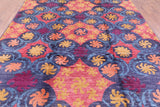 Ikat Handmade Wool Rug - 8' 4" X 10' 1" - Golden Nile