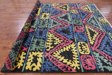 Tribal Moroccan Hand Knotted Wool Area Rug - 8' 7" X 9' 10" - Golden Nile