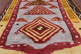 Tribal Moroccan Handmade Wool Area Rug - 7' 10" X 10' 6" - Golden Nile