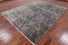 Grey Modern Hand Knotted Wool Rug - 8' 1" X 9' 10" - Golden Nile