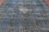 Persian Overdyed Hand-Knotted Wool Rug - 9' 7" X 12' 2" - Golden Nile
