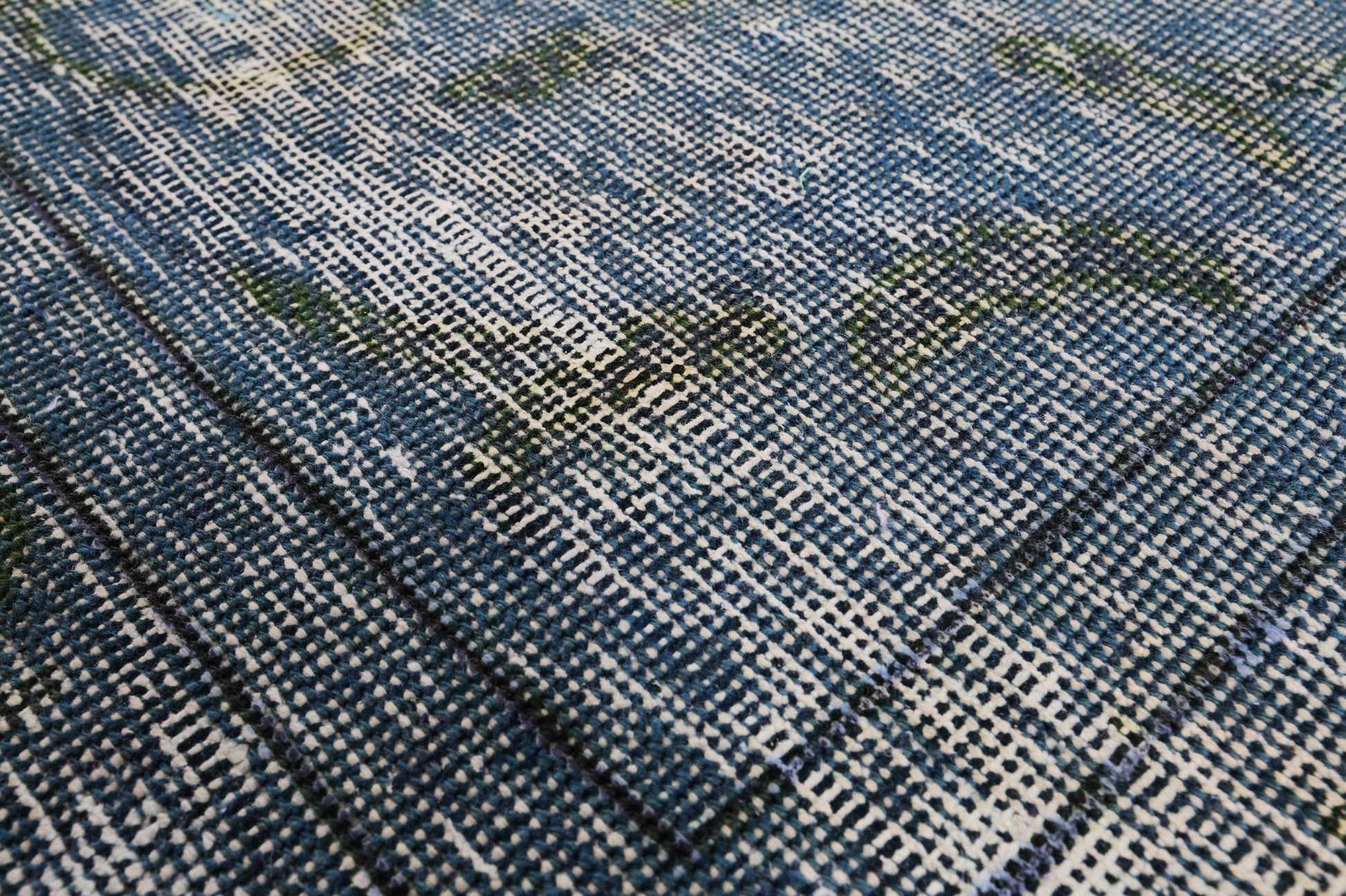 Persian Overdyed Hand-Knotted Wool Rug - 9' 7" X 12' 2" - Golden Nile