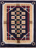 6 x 7 Gabbeh Hand Knotted Area Rug - Golden Nile