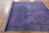 6 X 9 Traditional Overdyed Purple Oriental Rug - Golden Nile