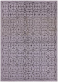 Ivory Tribal Moroccan Hand Knotted Wool Rug - 6' 1" X 8' 8" - Golden Nile
