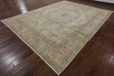 Overdyed Hand Knotted Wool Area Rug 10 X 13 - Golden Nile