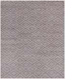 Ivory Moroccan Hand Knotted Wool Rug - 8' 4" X 10' 1" - Golden Nile