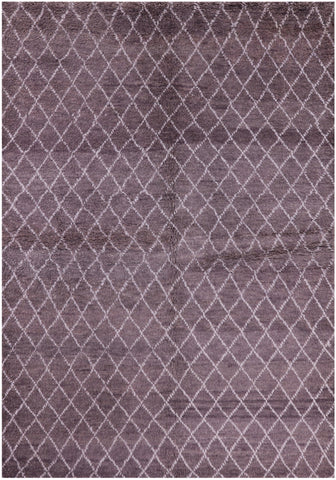 Tribal Moroccan Handmade Wool Rug - 6' 3