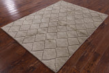 Moroccan Hand Knotted Wool Rug - 5' 3" X 7' 1" - Golden Nile