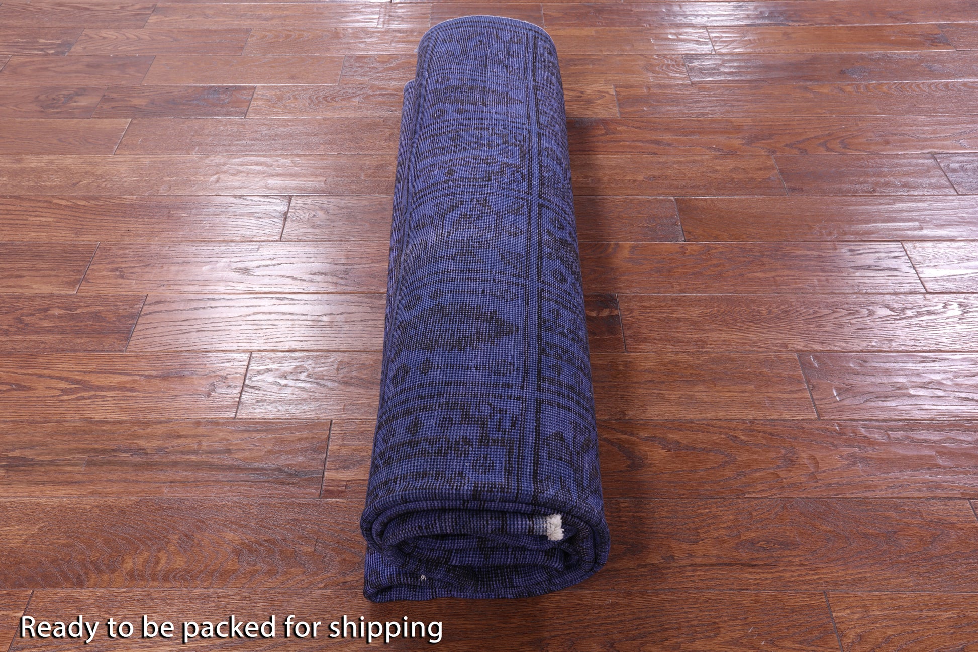 Persian Overdyed Hand Knotted Wool Area Rug - 7' 3" X 10' 4" - Golden Nile