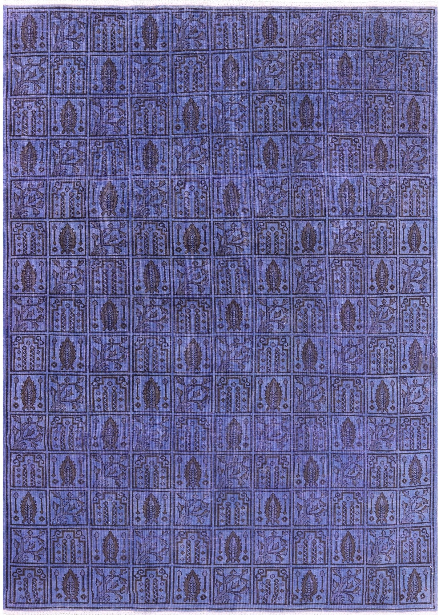 Persian Overdyed Hand Knotted Wool Area Rug - 7' 3" X 10' 4" - Golden Nile