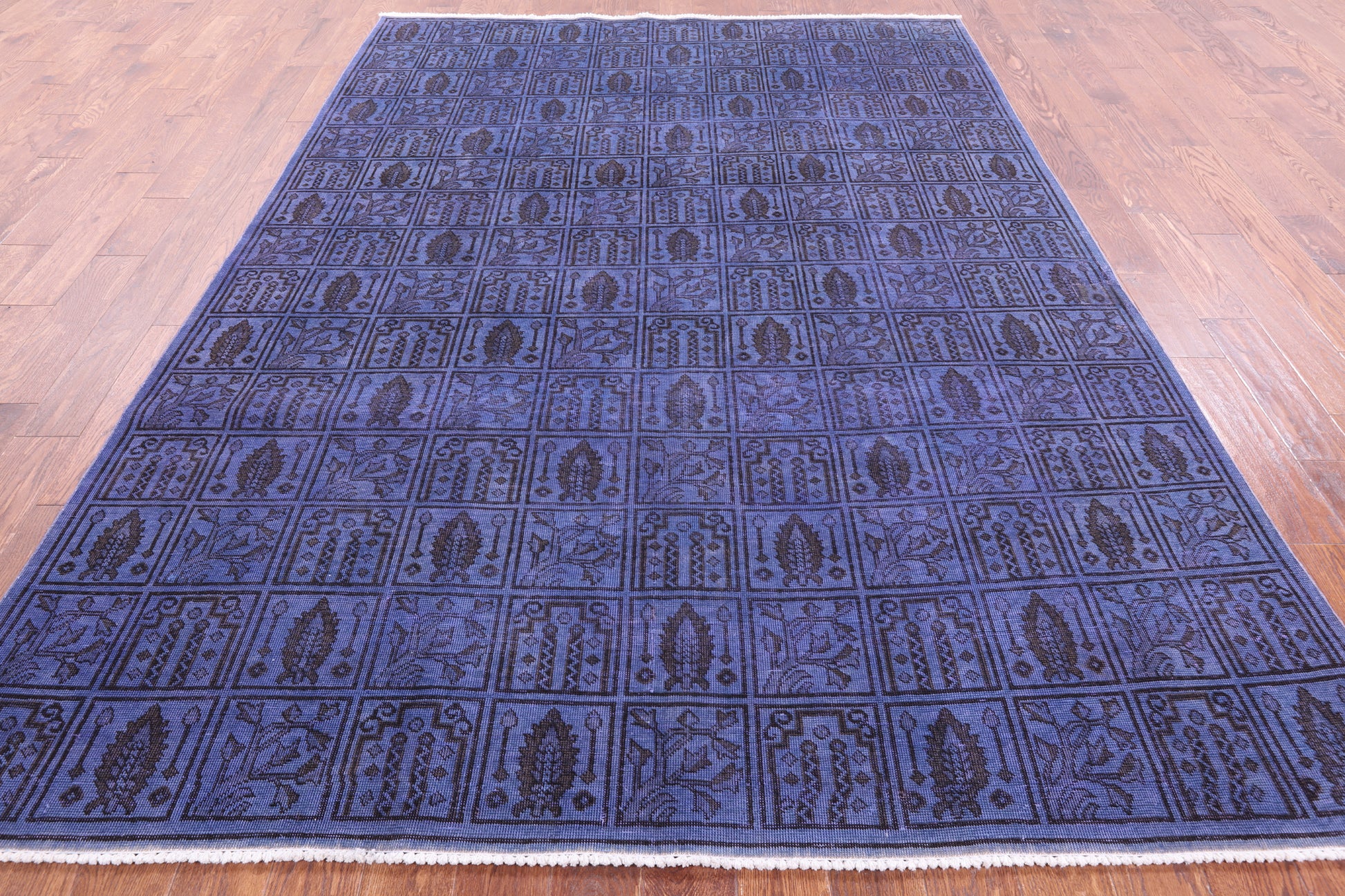 Persian Overdyed Hand Knotted Wool Area Rug - 7' 3" X 10' 4" - Golden Nile