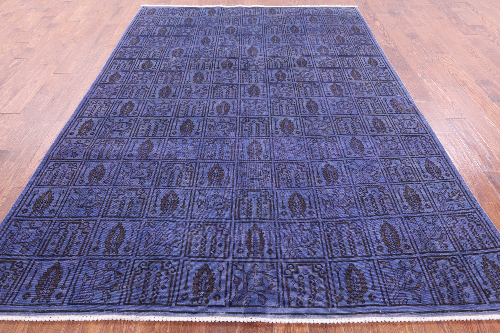Persian Overdyed Hand Knotted Wool Area Rug - 7' 3" X 10' 4" - Golden Nile