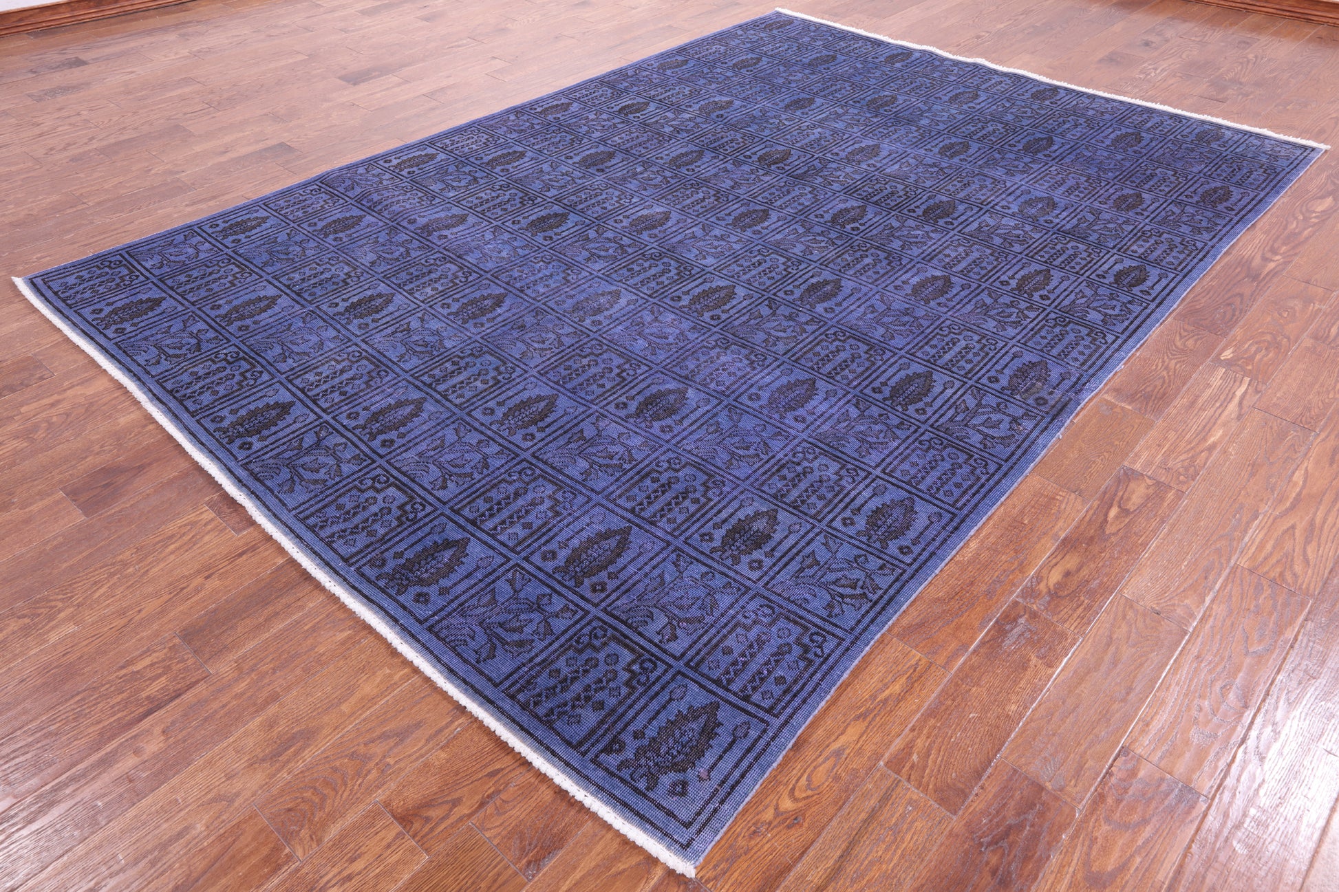 Persian Overdyed Hand Knotted Wool Area Rug - 7' 3" X 10' 4" - Golden Nile