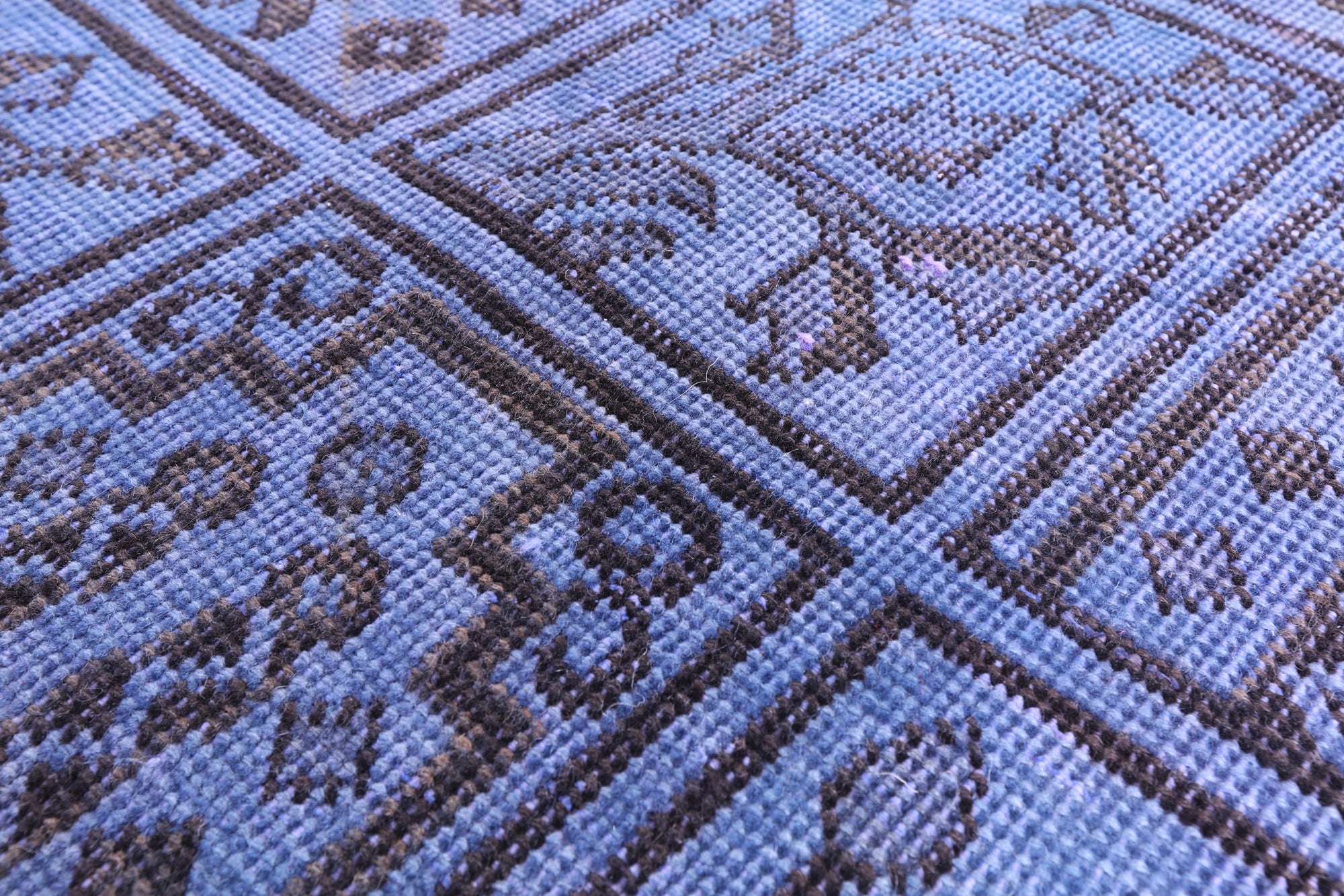 Persian Overdyed Hand Knotted Wool Area Rug - 7' 3" X 10' 4" - Golden Nile