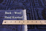 Persian Overdyed Hand Knotted Wool Area Rug - 7' 3" X 10' 4" - Golden Nile