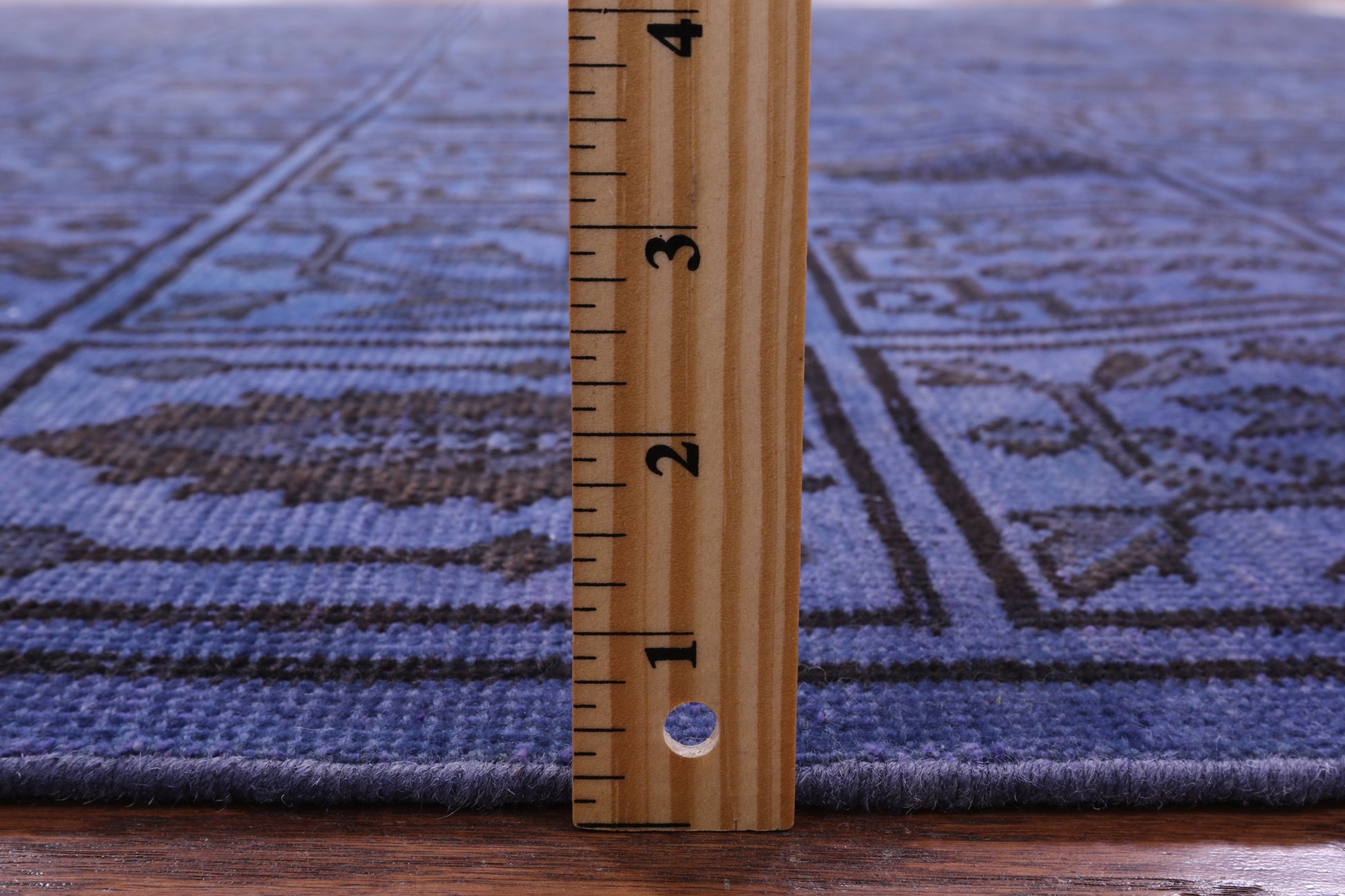 Persian Overdyed Hand Knotted Wool Area Rug - 7' 3" X 10' 4" - Golden Nile
