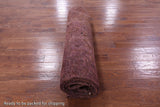 Purple Persian Overdyed Hand Knotted Wool Rug - 9' 7" X 12' 6" - Golden Nile