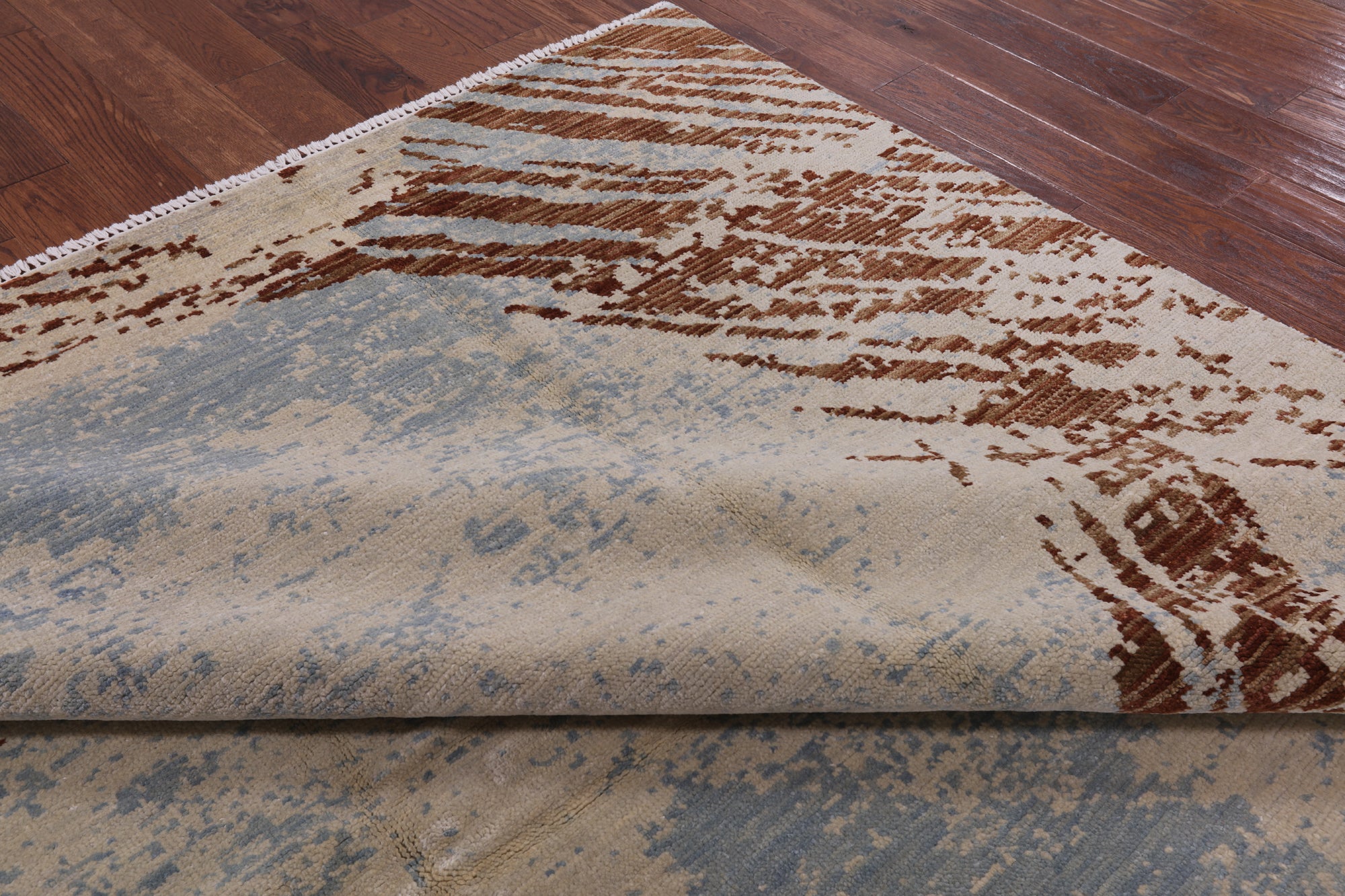 Modern Hand Knotted Area Rug - 8' 2" X 10' 0" - Golden Nile