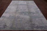 Wool & Silk Modern Rug 9 X 12 - Golden Nile