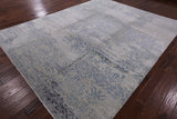 Wool & Silk Modern Rug 9 X 12 - Golden Nile