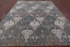 Modern Hand Knotted Wool Rug - 9' 2" X 12' 4" - Golden Nile