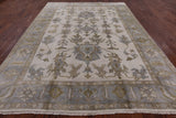 Oriental 9 X 12 Oushak Handmade Rug - Golden Nile