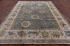 Turkish Oushak Hand Knotted Wool Rug - 9' 0" X 11' 5" - Golden Nile