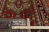 Rust Heriz Serapi Hand Knotted Wool Runner Rug - 2' 7" X 19' 8" - Golden Nile